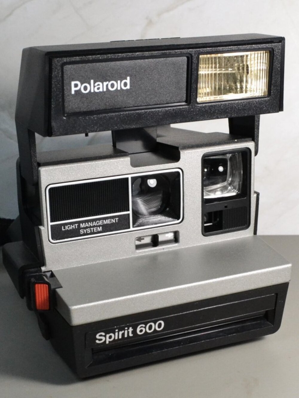 Vintage Polaroid Spirit 600 Instant Film Camera With Original Manual Black Works